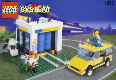 LEGO Town 1255 Shell Car Wash set