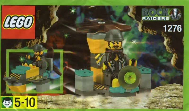LEGO Rock Raiders 1276 Helicopter Transport set