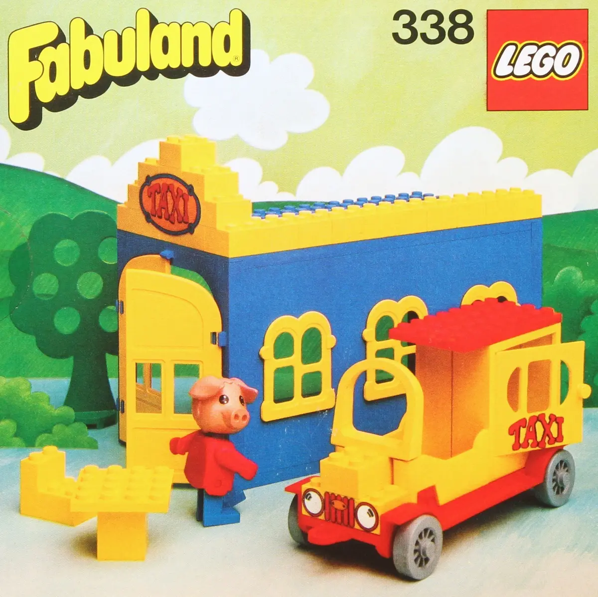 LEGO Fabuland 128 Taxi Station set