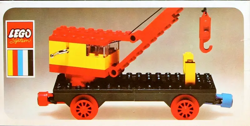 LEGO Trains 128 Mobile Crane (Train Base) set