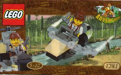 LEGO Adventurers 1281 Mike's Dinohunter set