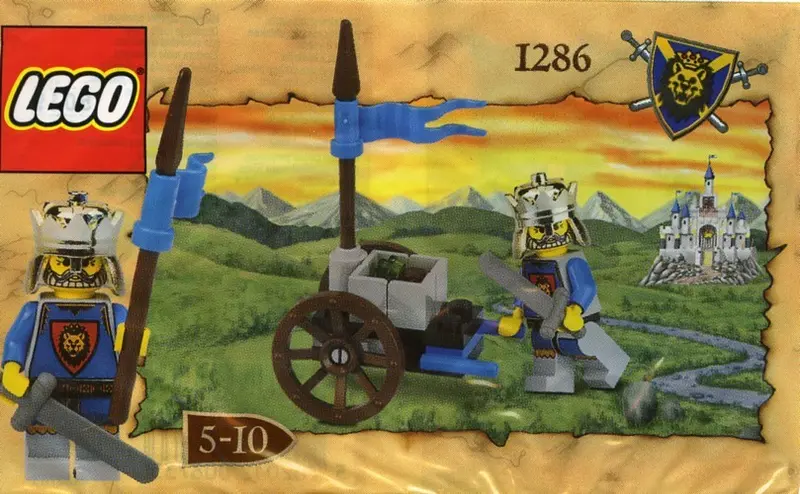 LEGO Castle 1286 King Leo's Spear Cart set