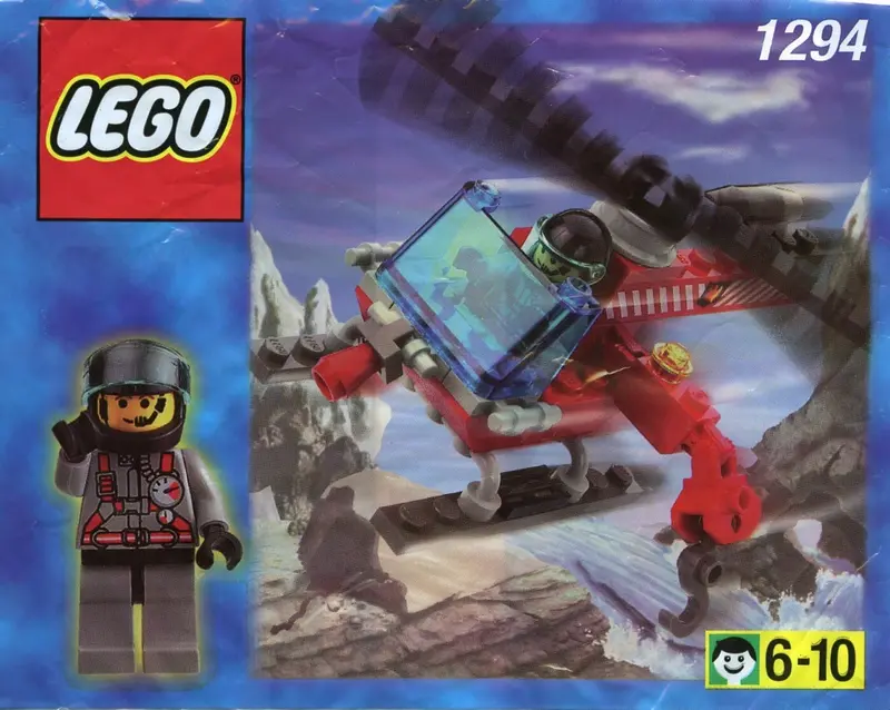 LEGO Town 1294 Fire Helicopter set