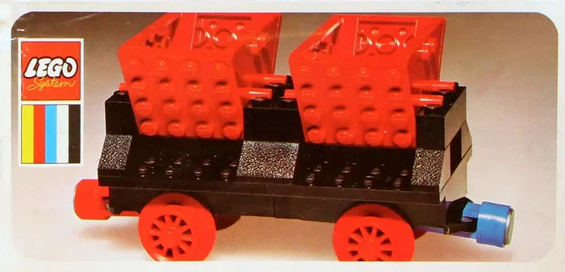 LEGO Trains 130 Double Tipper Wagon set