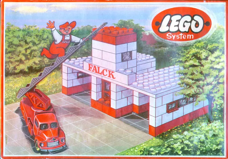 LEGO System 1308 Fire Station set
