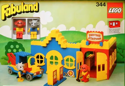 LEGO Fabuland 134 Service Station set