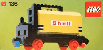 LEGO Trains 136 Tanker Wagon set