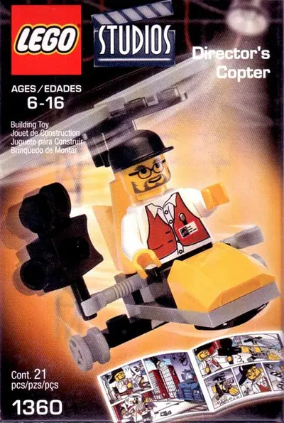 LEGO Studios 1360 Director's Copter set