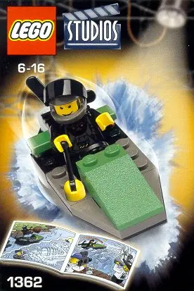 LEGO Studios 1362 Air Boat set, image 2