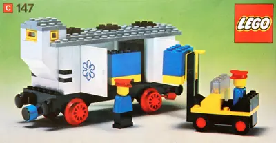 LEGO Trains 147 Refrigerated Wagon set