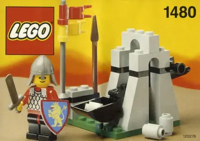 LEGO Castle 1480 King's Catapult set