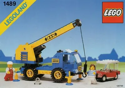 LEGO Town 1489 Mobile Car Crane set