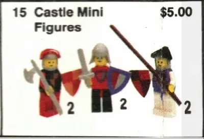 LEGO Castle 15 Castle Minifigures set