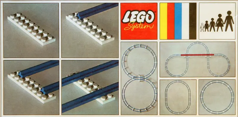 LEGO Trains 150 Straight Track set