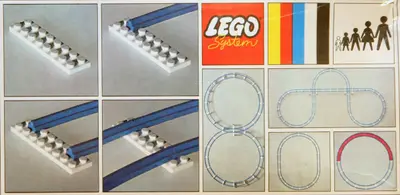LEGO Trains 151 Curved Track set
