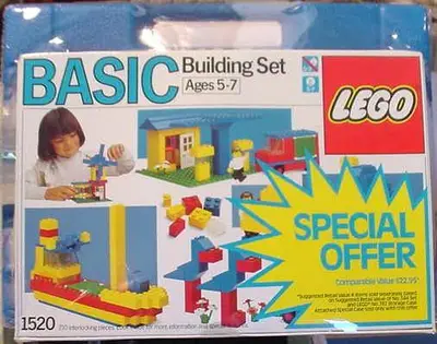 LEGO Basic 1520 Basic Building Set with Storage Case set