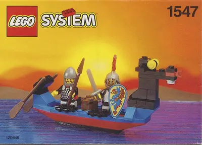 LEGO Castle 1547 Black Knights Boat set