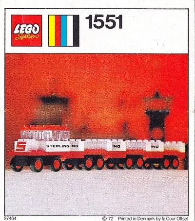 LEGO LEGOLAND 1551 Sterling Baggage Train set