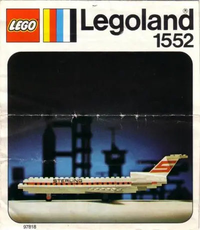 LEGO LEGOLAND 1552 Sterling Boeing 727 set