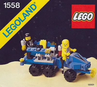 LEGO Space 1558 Mobile Command Trailer set