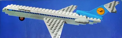 LEGO LEGOLAND 1560 Lufthansa Boeing 727 set