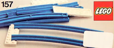 LEGO Trains 157 Curved Track set