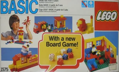 LEGO Basic 1575 Basic Set 5+ with Board Game set