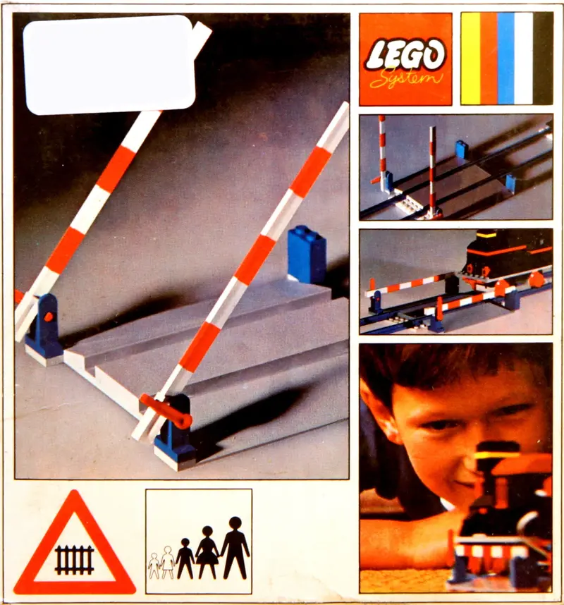 LEGO Trains 158 Railroad Crossing Gate set