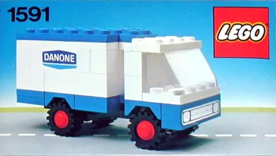 LEGO Town 1591 Danone Delivery Truck set