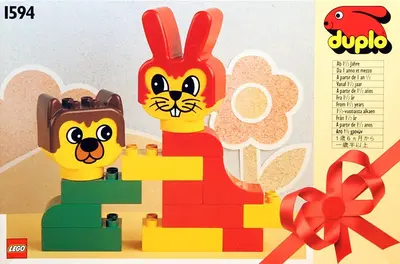 LEGO DUPLO 1594 Rabbit and Bear Friend set