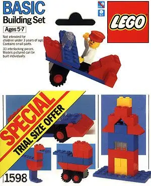 LEGO Basic 1598 Trial Size Offer set