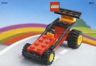 LEGO Town 1611 Red Race Car set