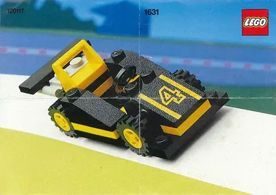 LEGO Town 1631 Black Race Car set