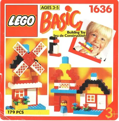 LEGO Basic 1636 Handy Bucket of Bricks, 3+ set