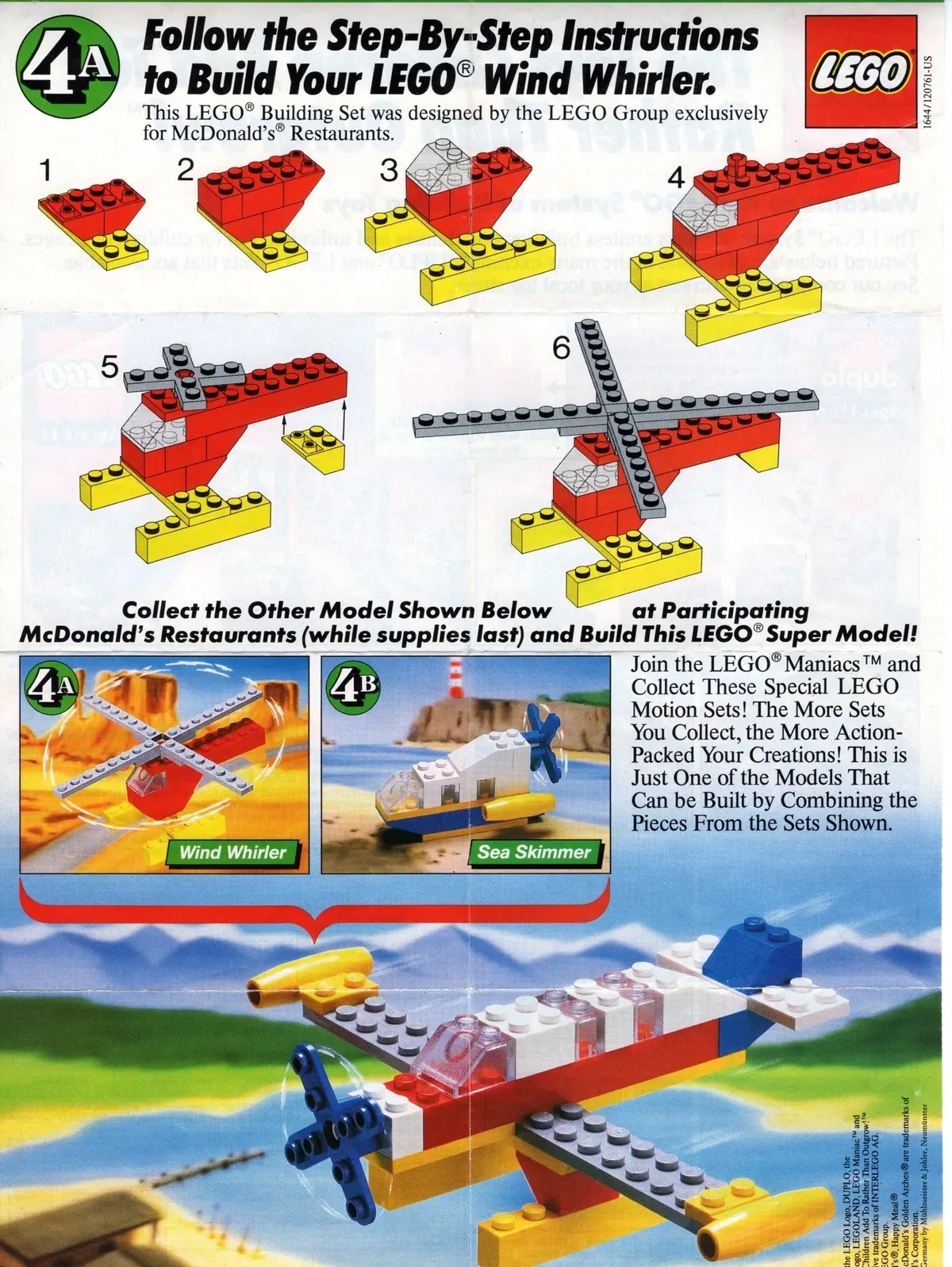 LEGO Basic 1644 Wind Whirler set, image 3
