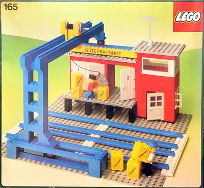 LEGO Trains 165 Cargo Station set