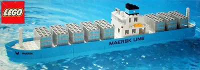 LEGO LEGOLAND 1650 Maersk Line Container Ship set