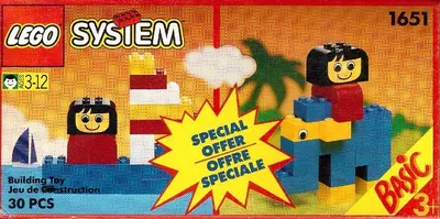 LEGO Basic 1651 Basic Building Set Trial Size set