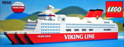LEGO Promotional 1658 Viking Line Ferry 'Viking Saga' set