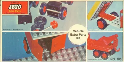 LEGO Samsonite 166 Vehicle Extra Parts Kit set