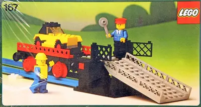 LEGO Trains 167 Car Transport Wagon set