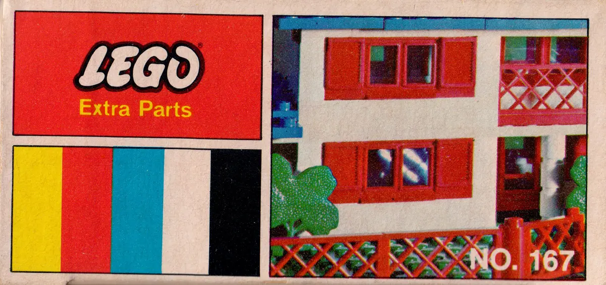 LEGO Samsonite 167 House and Garden Extra Parts Kit set, image 3