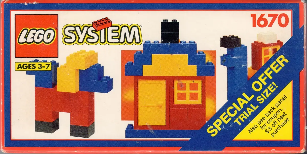 LEGO Basic 1670 Trial Size Box set