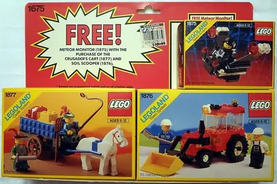 LEGO Assorted 1675 Three Set Bonus Pack set