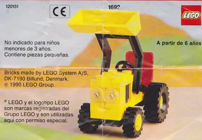 LEGO Town 1692 Tractor Loader set