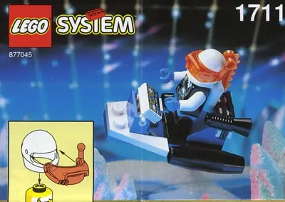 LEGO Space 1711 Ice Planet Scooter set