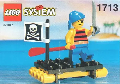 LEGO Pirates 1713 Shipwrecked Pirate set