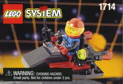 LEGO Space 1714 Surveillance Scooter set
