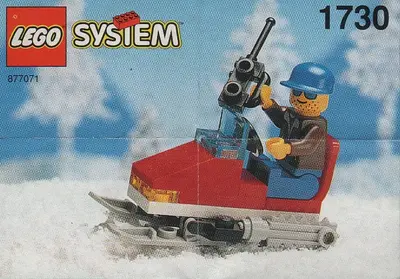LEGO Town 1730 Snow Scooter set