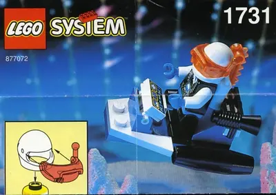 LEGO Space 1731 Ice Planet Scooter set